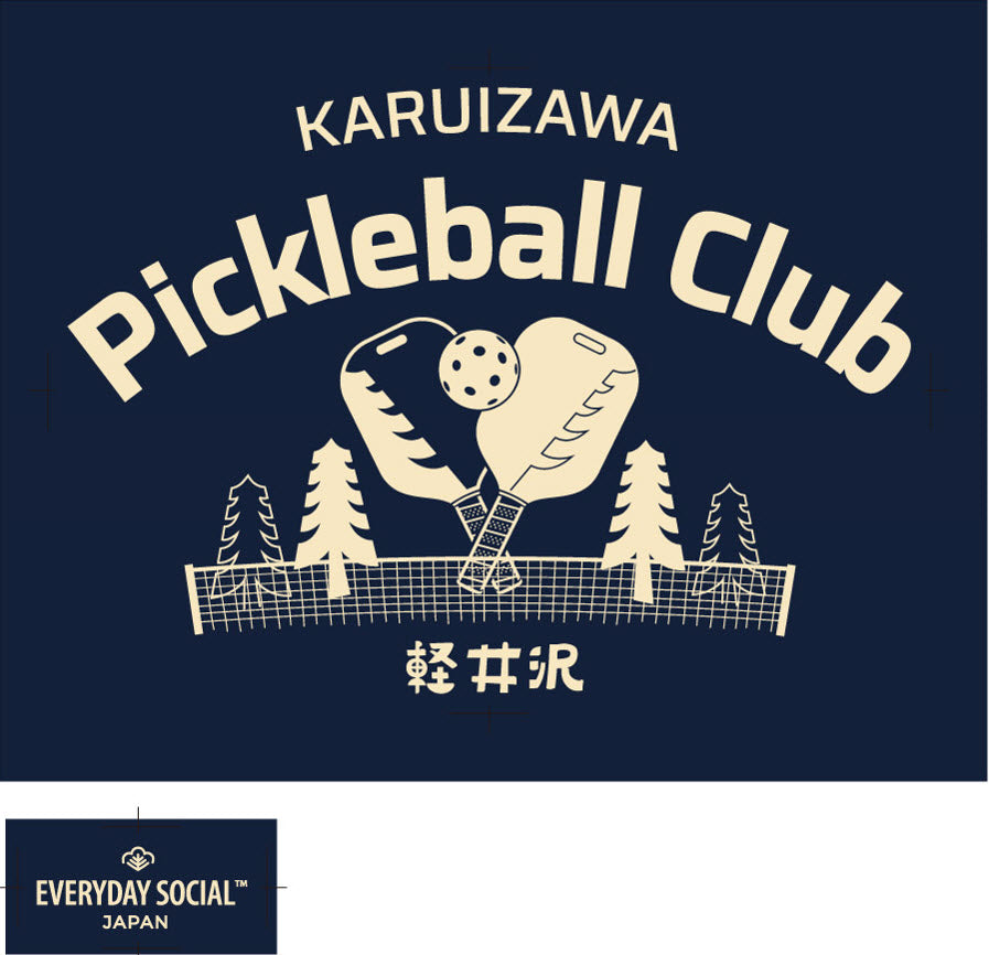 軽井沢ピックルボールクラブ 大人用プレミアム Tシャツ